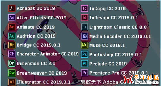 嬴政天下 Adobe CC 2019 Win 大师版v9.0 + 单独破解软件{tag}(1)