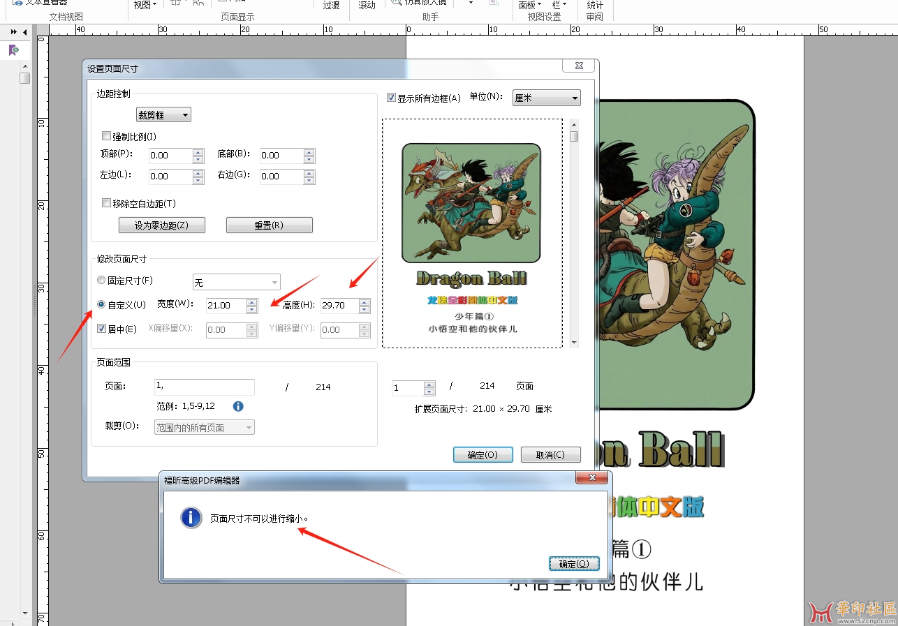为啥PDF想修改尺寸，那是灰色？{tag}(2)