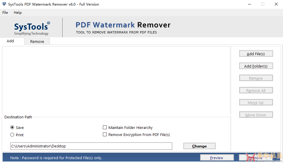 SysTools PDF Watermark Remover 6.0.0-PDF水印去除{tag}(1)