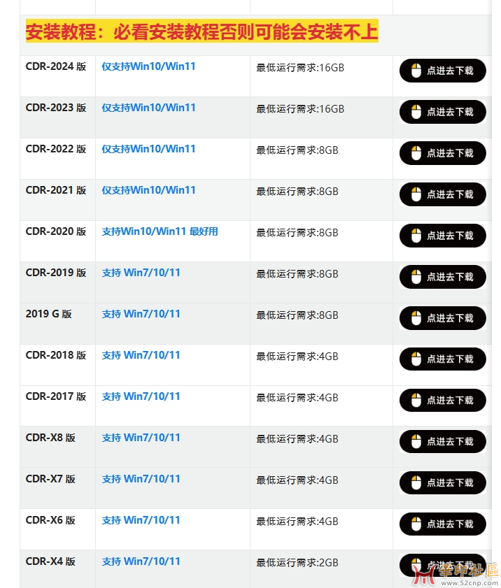 CDR 全套 x4-2024全版本 含苹果版本{tag}(2)
