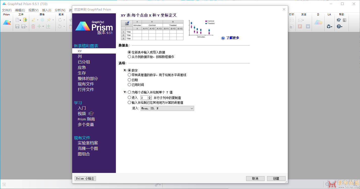 GraphPad-Prism 9.5.1软件下载中文版破解版 永久使用{tag}(1)